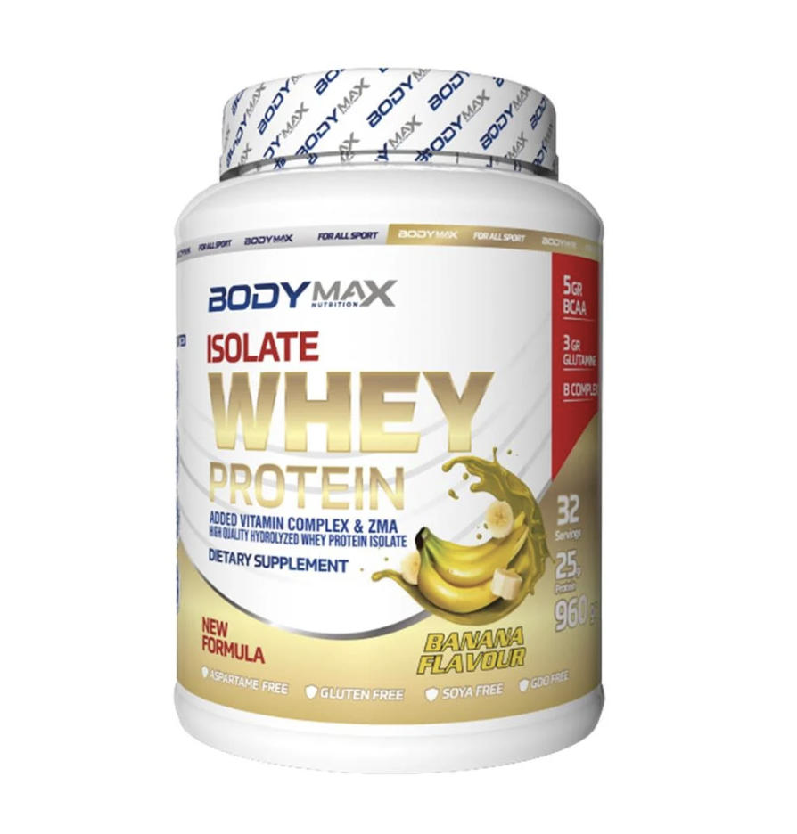 Bodymax Isolate Whey Protein Tozu 2040 Gr 68 Servis Muz Aromalı