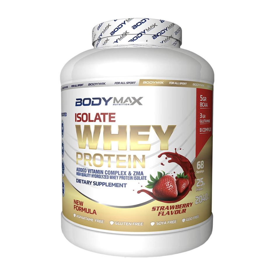 Bodymax Isolate Whey Protein Tozu 2040 Gr 68 Servis Çilek