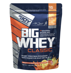 Bigjoy Sports Doypack Whey Protein Mango & Muz Aromalı 488gr