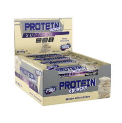 PROTEİN CRUNCY WHİTE CHOCOLATE 24x40gr