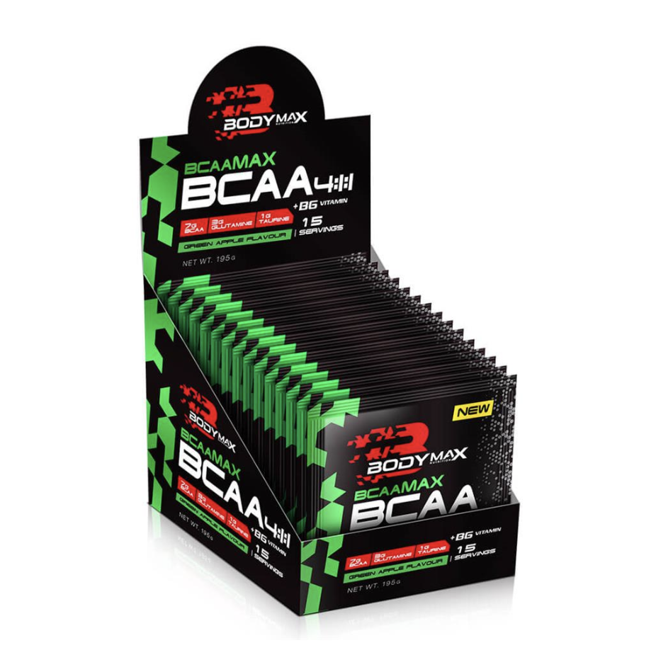 Bodymax BcaaMax Bcaa 4:1:1 13Gr*15 Şase Yeşil Elma