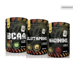 SAT NUTRITION BCAA 300 GR + GLUTAMINE 300 GR LİMON AROMALI +ARGININE 300 GR NAR AROMALI