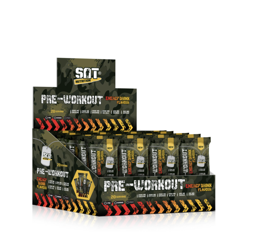 Sat Pre-Workout 20x11 gr. Enerji İçeceği Aromalı