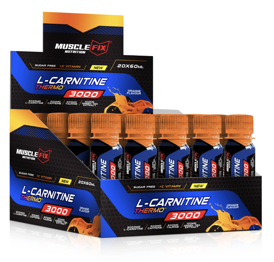 MuscleFix Nutrition L-Carnitine Thermo 3000mg 20 Ampül