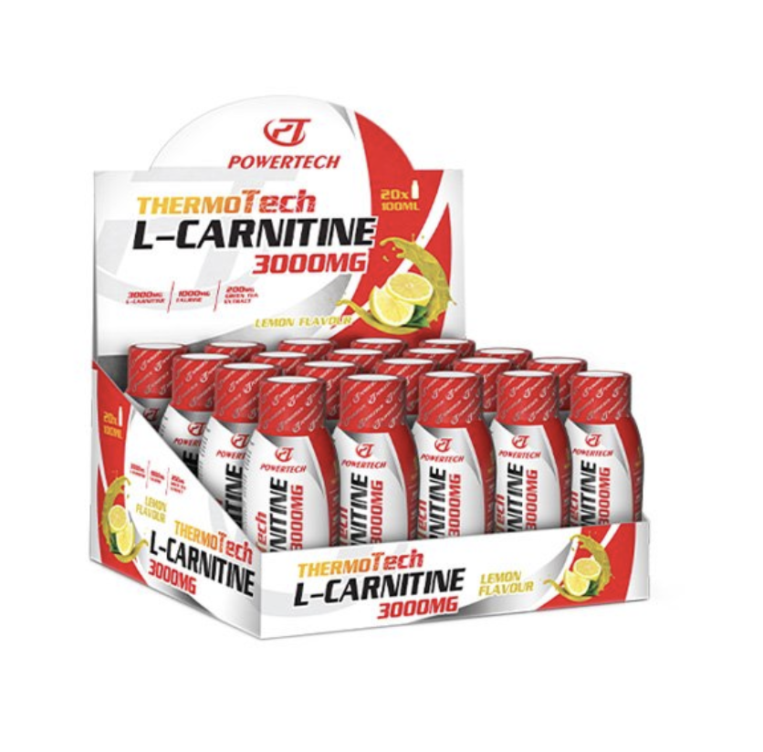 Powertech ThermoTech L-Carnitine 3000 Mg 20 Ampül Limon Aromalı