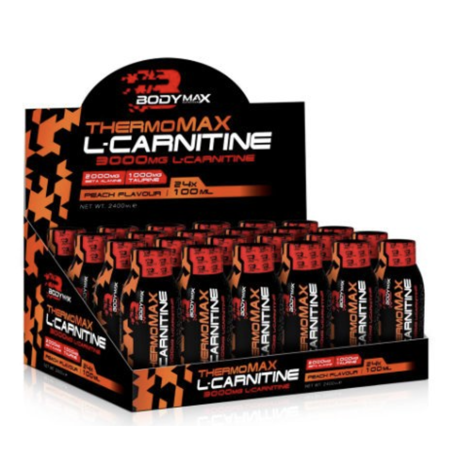 Bodymax Thermomax L Carnitine Sıvı 24 Shot 3000 Mg Karnitin Şeftali