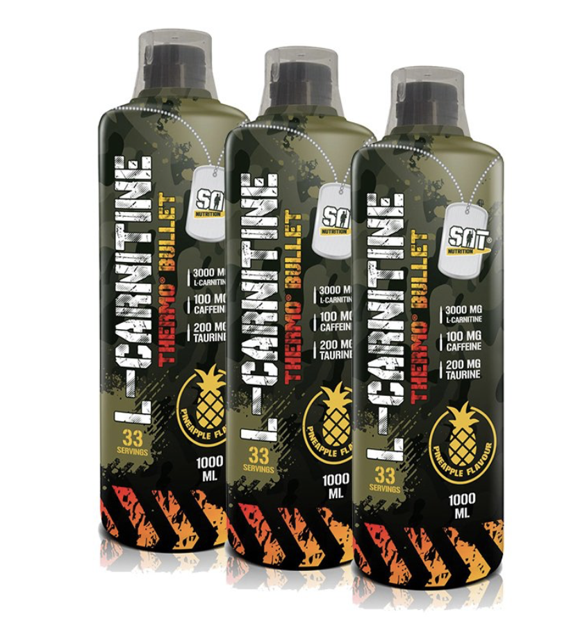 SAT NUTRİTİON L-CARNİTİNE THERMO BULLET 33 SERVİS 1 LİTRE 3 X ADET