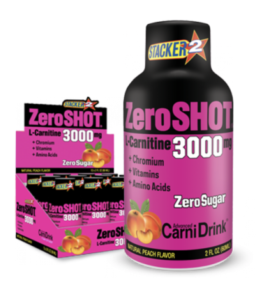 ZeroShot 3000mg Şeftali -60ml x 12 şişe